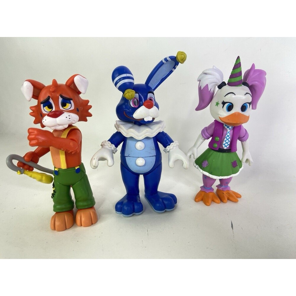 Five Nights at Freddy's FNAF Circus Chica Foxy Bonnie Funko Action Figures LOT
